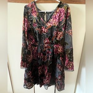 floral dress long sleeve